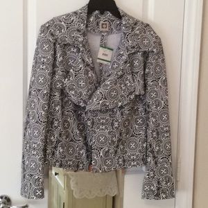 Anne Klein Blazer Black/White Pattern NWT